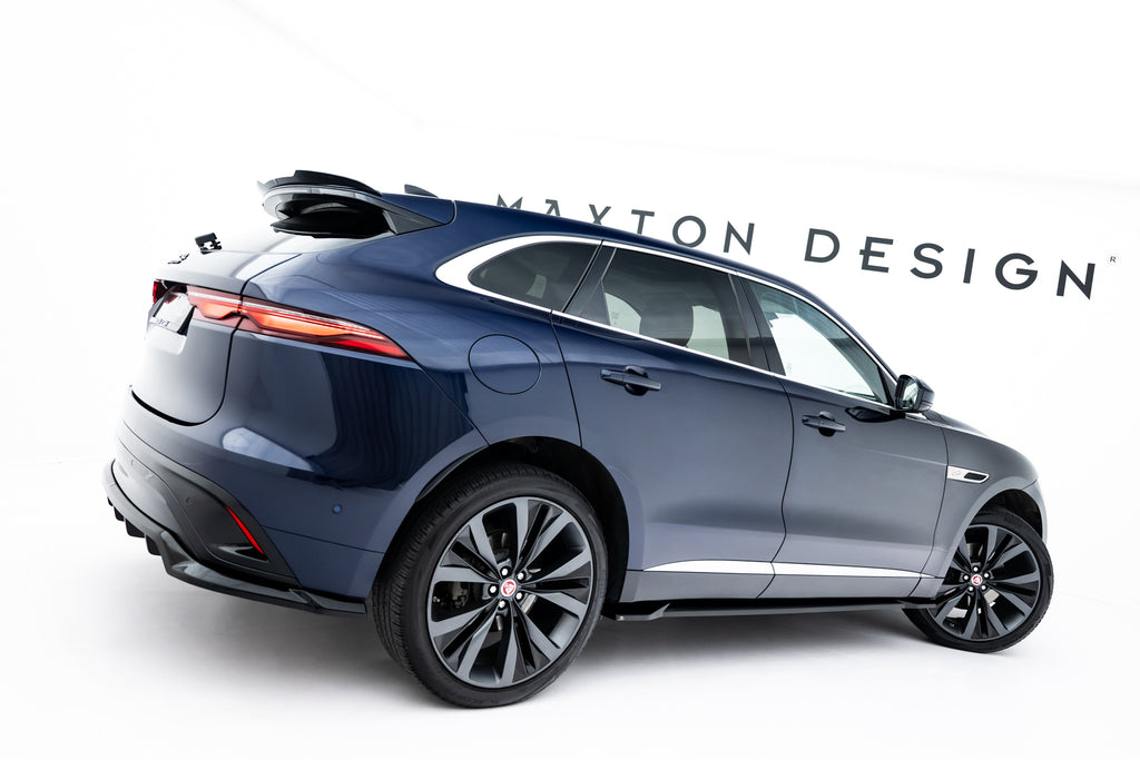 Splitter Posteriore Centrale Jaguar F-Pace X761 Facelift R-Sport — vista laterale