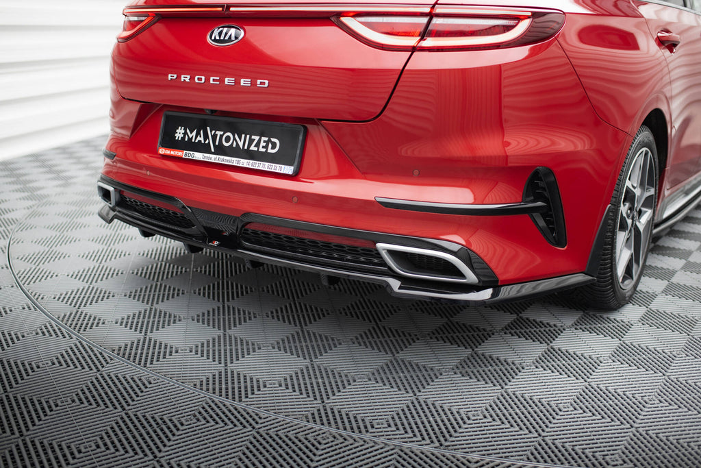 Splitter Posteriore Centrale Kia Proceed Mk1 GT-Line — vista d'insieme