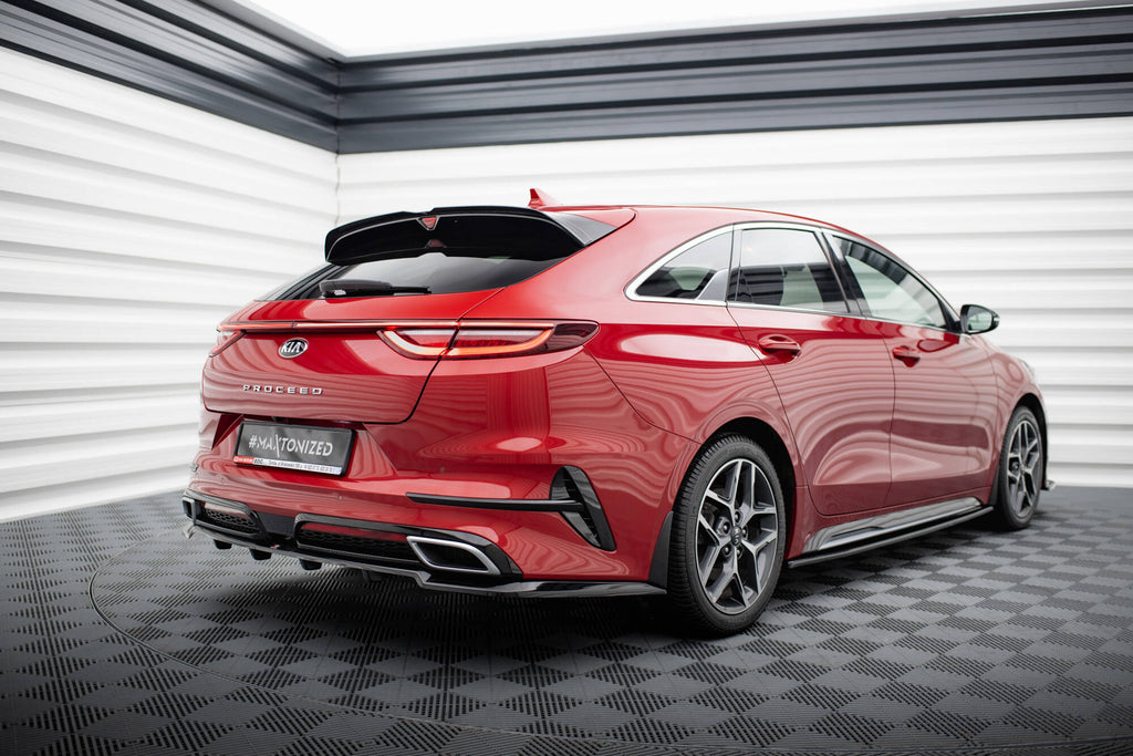 Splitter Posteriore Centrale Kia Proceed Mk1 GT-Line — dettaglio del fissaggio