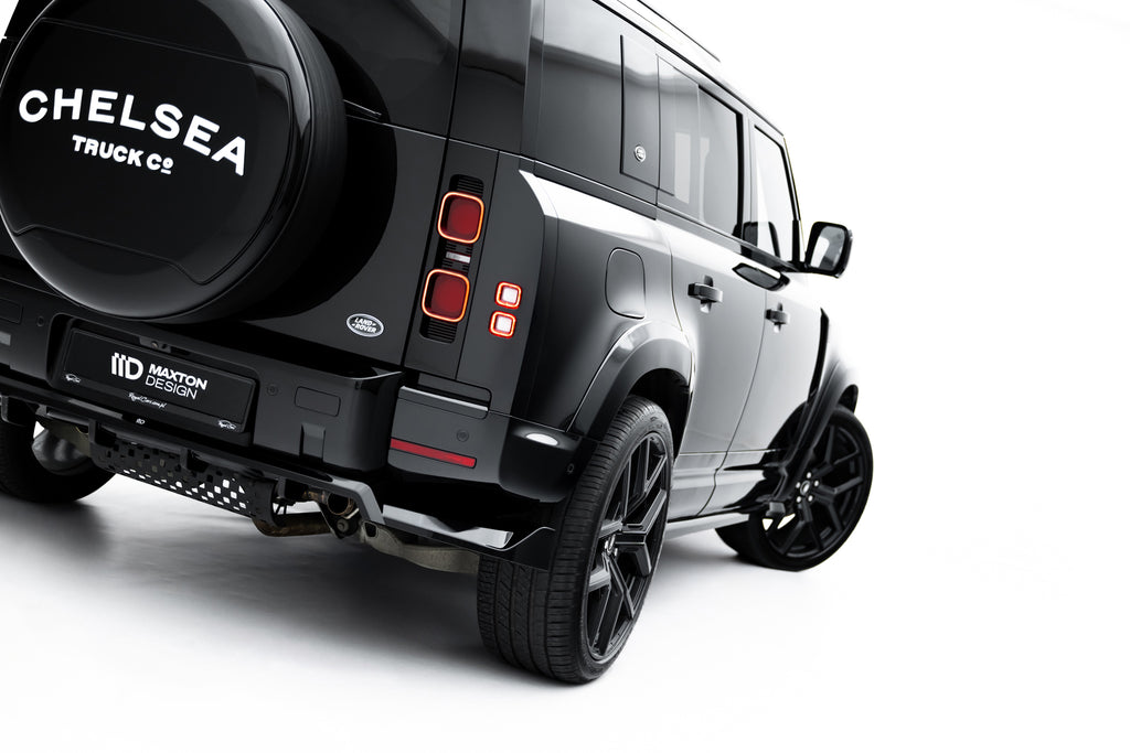 Splitter Posteriore Centrale Land Rover Defender Mk4 — vista laterale