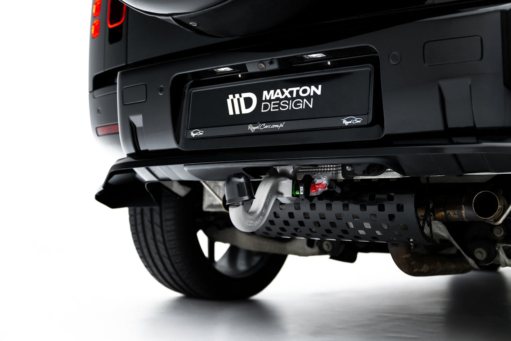 Splitter Posteriore Centrale Land Rover Defender Mk4 — vista angolata