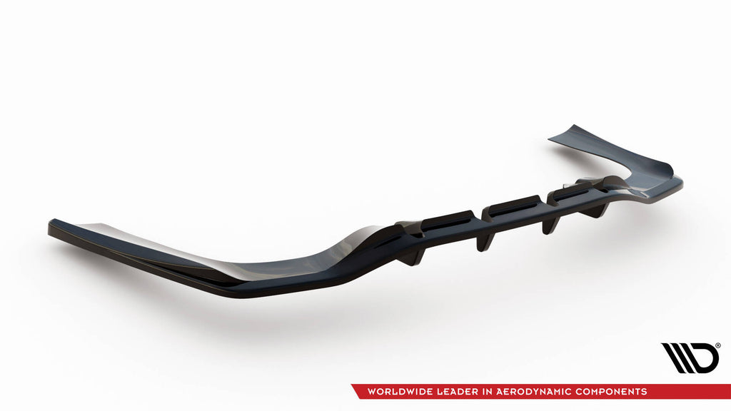 Splitter Posteriore Centrale Mercedes CLA 35 AMG C118 Facelift AMG 45 — particolare della finitura