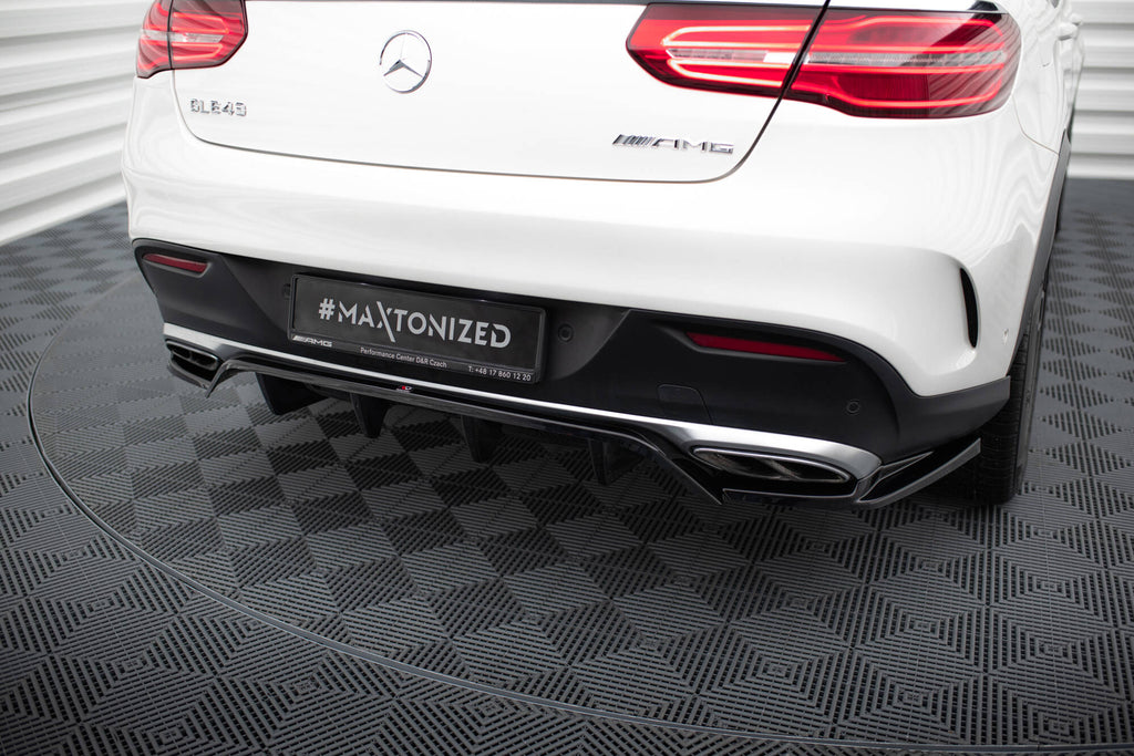 Splitter Posteriore Centrale Mercedes GLE 43 AMG Coupé C292 — vista laterale