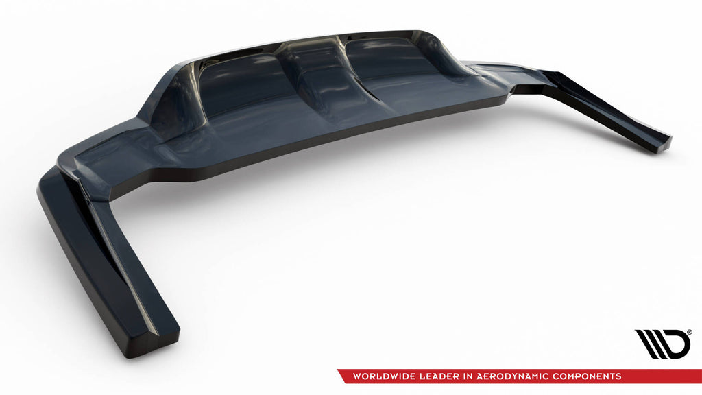 Splitter Posteriore Centrale Mercedes GLE 43 AMG Coupé C292 — vista posteriore
