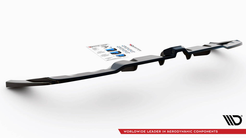 Splitter Posteriore Centrale Mercedes GLE Coupé C167 AMG-Line / AMG 53 — dettaglio del profilo