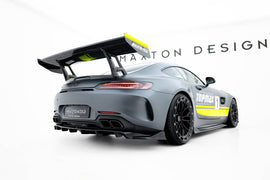Splitter Posteriore Centrale Mercedes AMG GT C190 Facelift (con barre verticali) — dettaglio del profilo