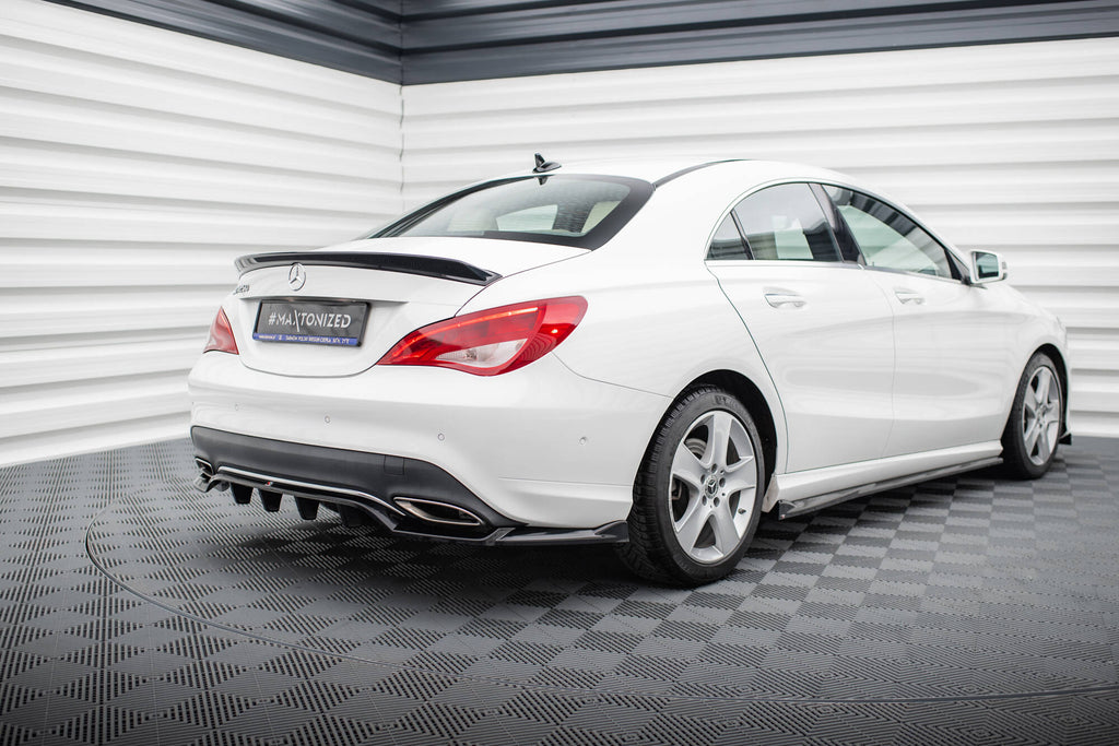 Splitter Posteriore Centrale Mercedes CLA C117 Facelift — vista d'insieme