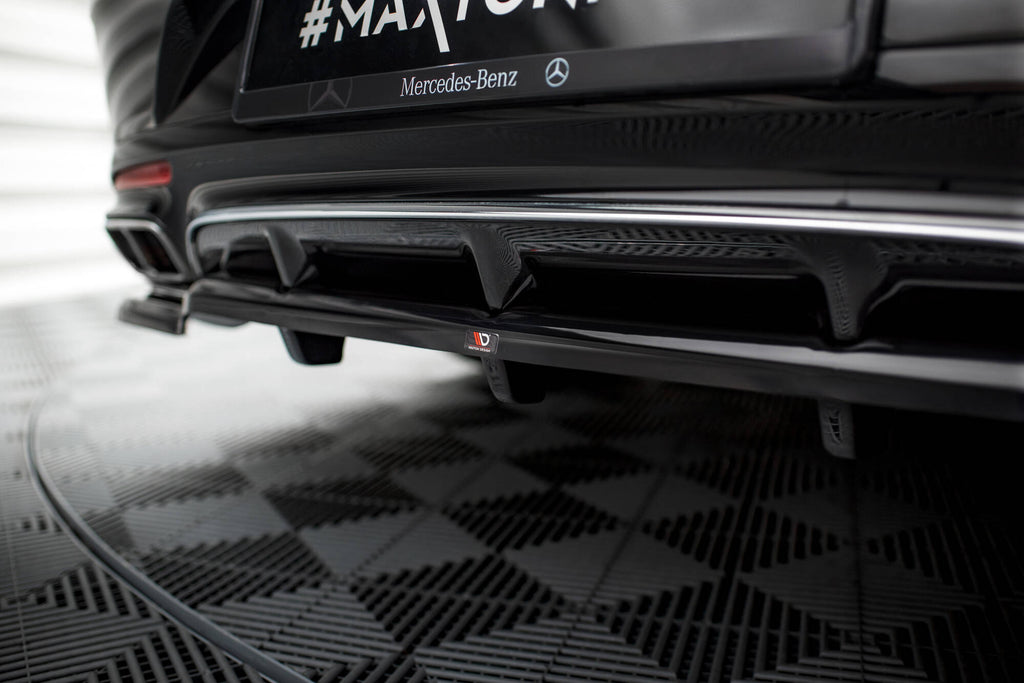 Splitter Posteriore Centrale Mercedes Classe S Coupé C217 Facelift AMG-Line — vista laterale
