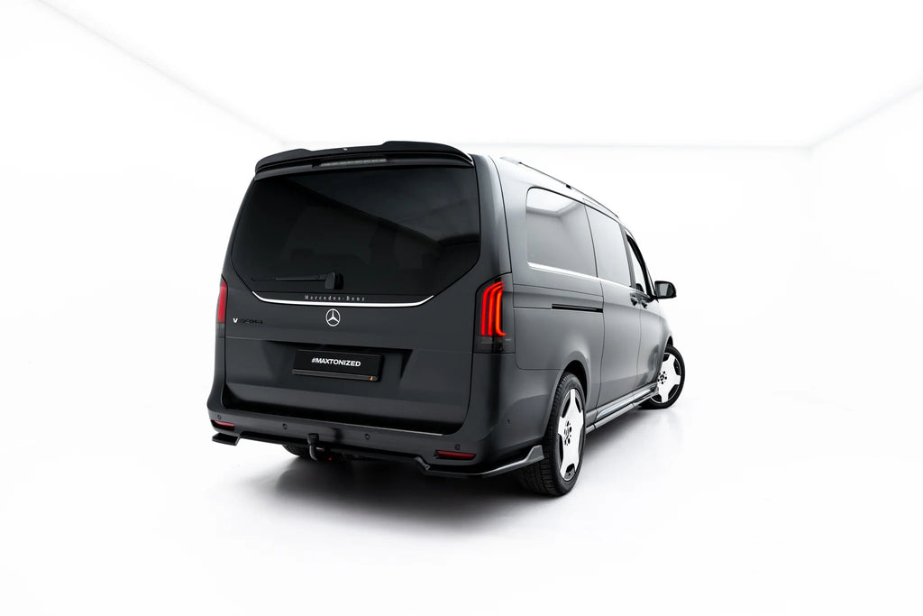 Splitter Posteriore Centrale Mercedes V AMG-Line W447 Facelift 2 — particolare della finitura