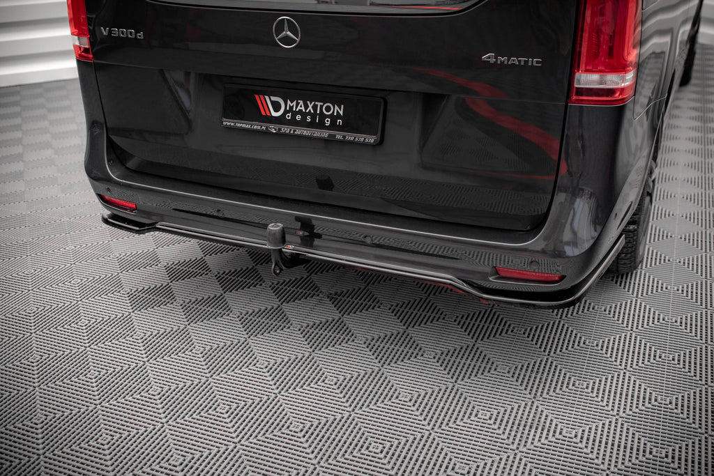 Splitter Posteriore Centrale Mercedes Classe V W447 Facelift AMG-Line — vista laterale