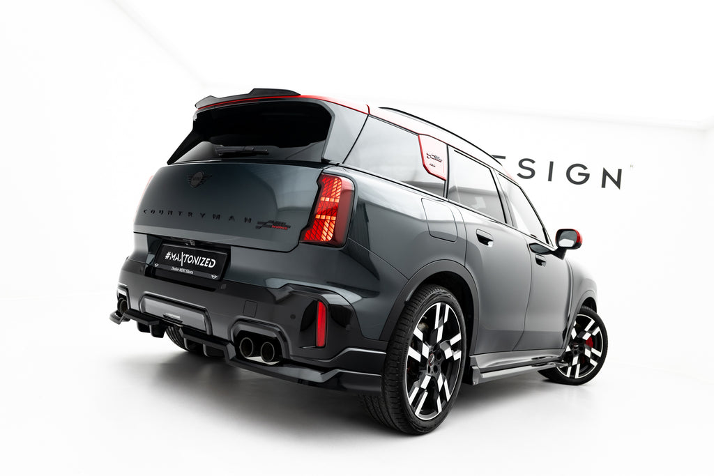 Splitter Posteriore Centrale Mini Countryman John Cooper Works U25 JCW — dettaglio del profilo