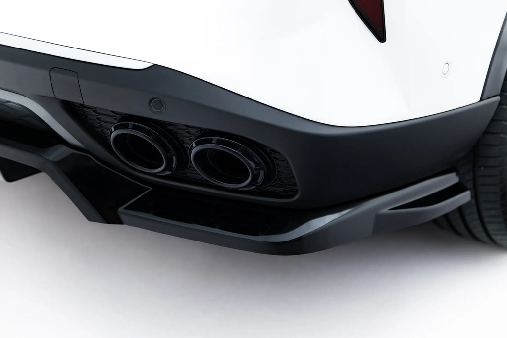 Splitter Posteriore Centrale Omoda 9 Mk1 — particolare della finitura
