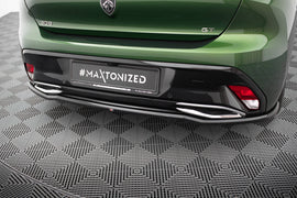 Splitter Posteriore Centrale Peugeot 308 Hatchback Mk3 GT — dettaglio del profilo