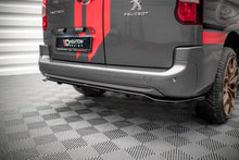 Load image into Gallery viewer, Splitter Posteriore Centrale Peugeot Partner Mk3 Long — montato sulla vettura