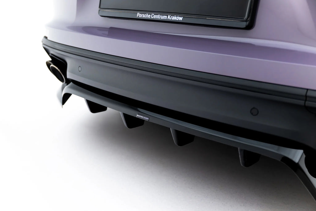 Splitter Posteriore Centrale Porsche Panamera 972 Panamera 4 / Panamera 4S E-Hybrid — dettaglio del profilo
