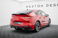 Load image into Gallery viewer, Splitter Posteriore Centrale Skoda Enyaq iV Coupé Mk1 RS — montato sulla vettura