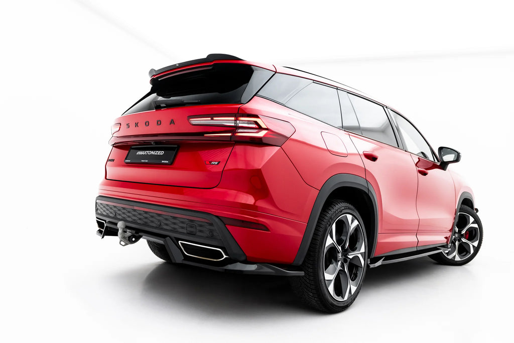 Splitter Posteriore Centrale Skoda Kodiaq Mk2 R — montato sulla vettura
