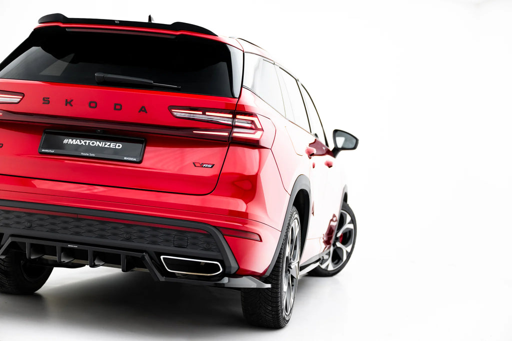 Splitter Posteriore Centrale Skoda Kodiaq Mk2 R — vista laterale