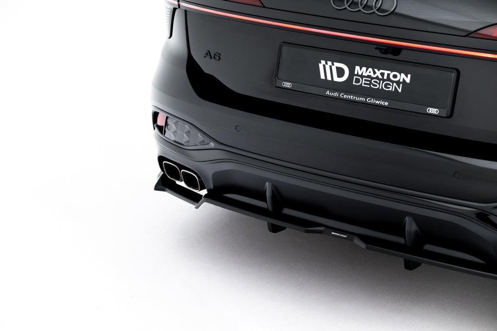 Splitter Posteriore Centrale V.1 Audi A6 C9 S-Line — dettaglio del profilo