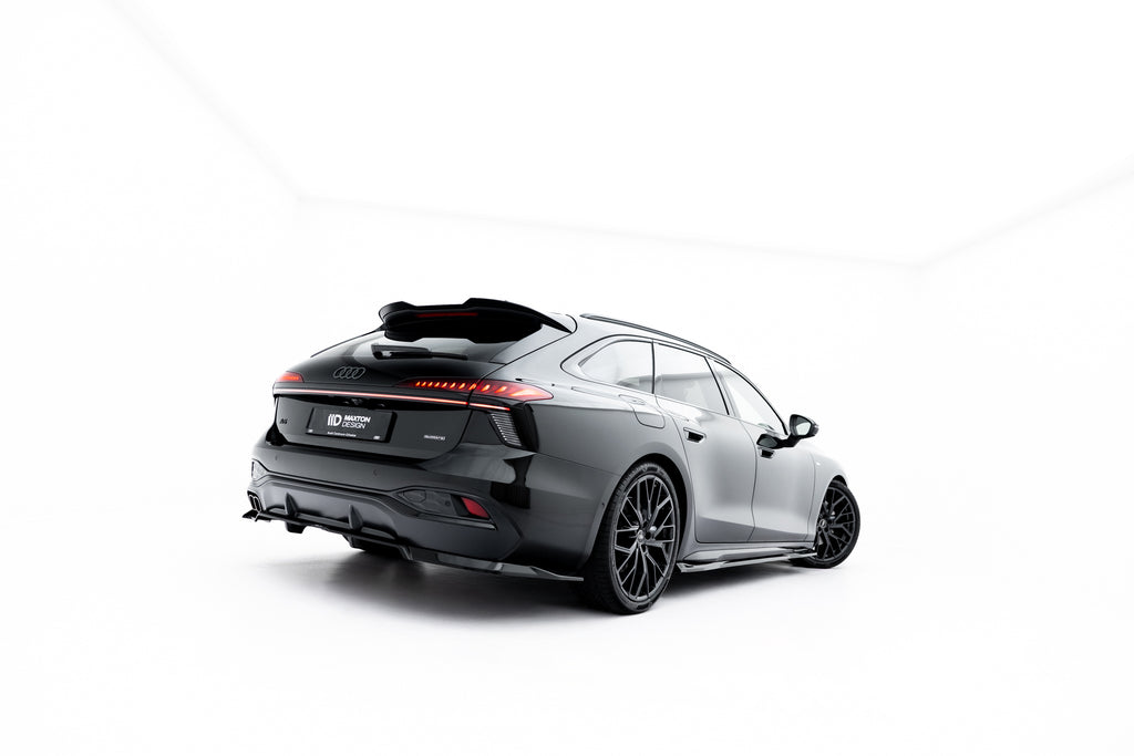 Splitter Posteriore Centrale V.1 Audi A6 C9 S-Line — vista angolata