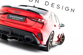 Splitter Posteriore Centrale V.1 Audi RS3 Berlina 8Y Facelift — vista d'insieme