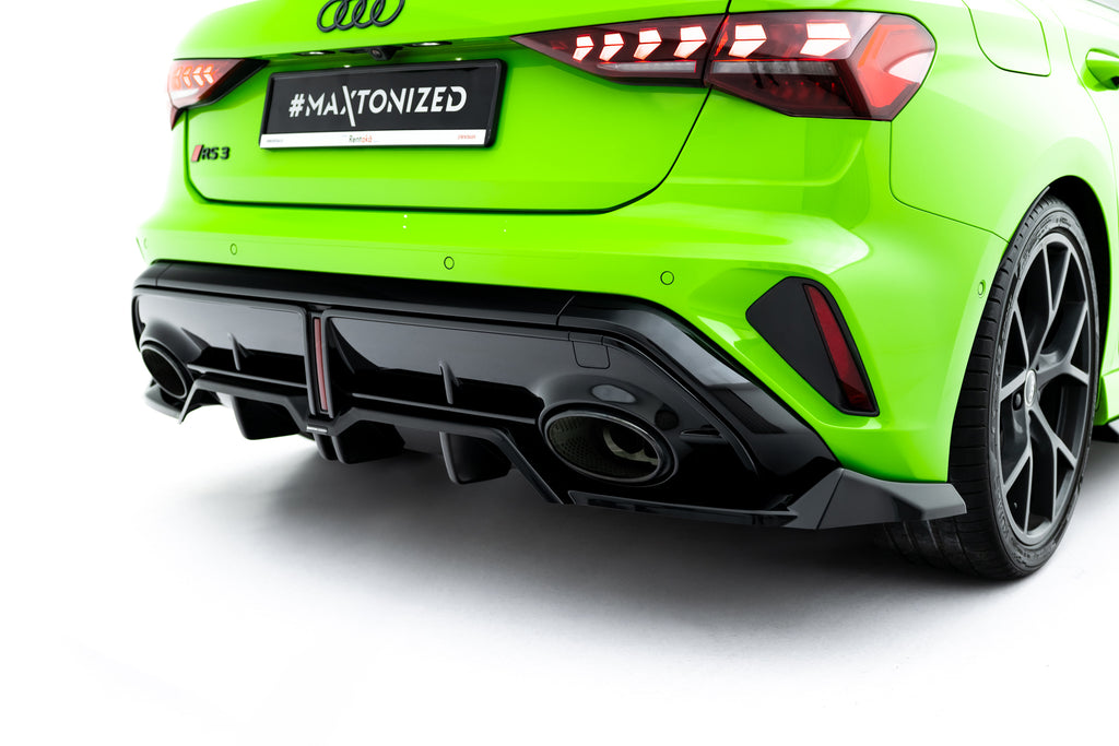 Splitter Posteriore Centrale V.1 Audi RS3 Sportback 8Y Facelift — vista d'insieme