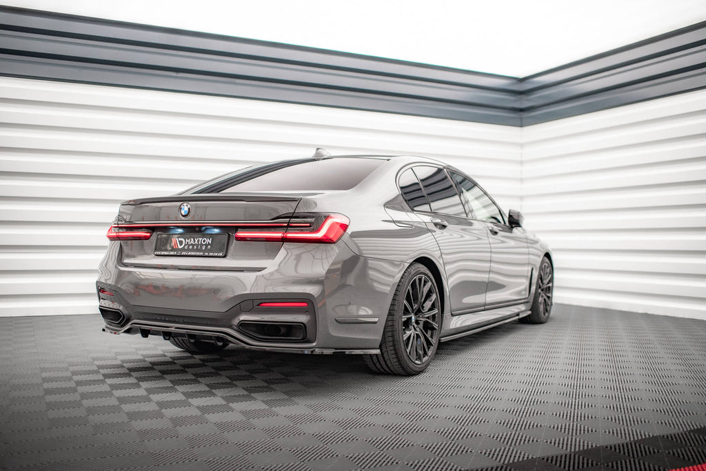 Splitter Posteriore Centrale V.1 BMW Serie 7 G11 Facelift M-Pack — dettaglio del profilo