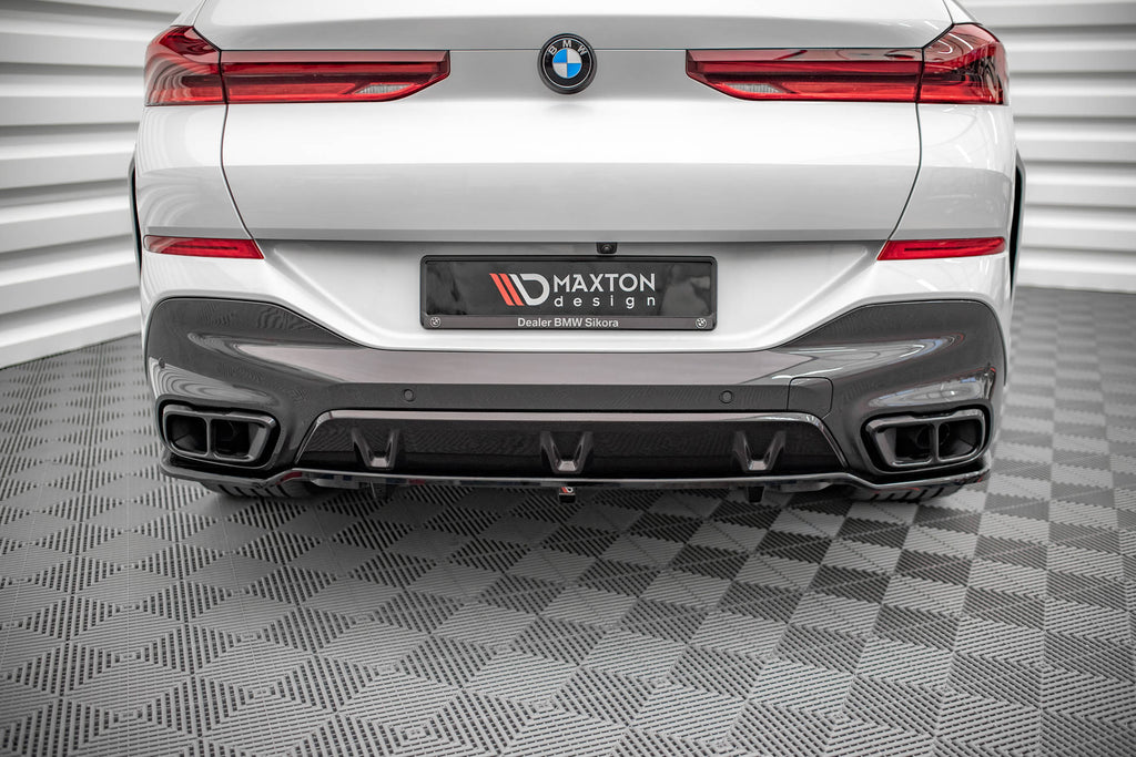 Splitter Posteriore Centrale V.1 BMW X6 G06 M-Pack — vista d'insieme