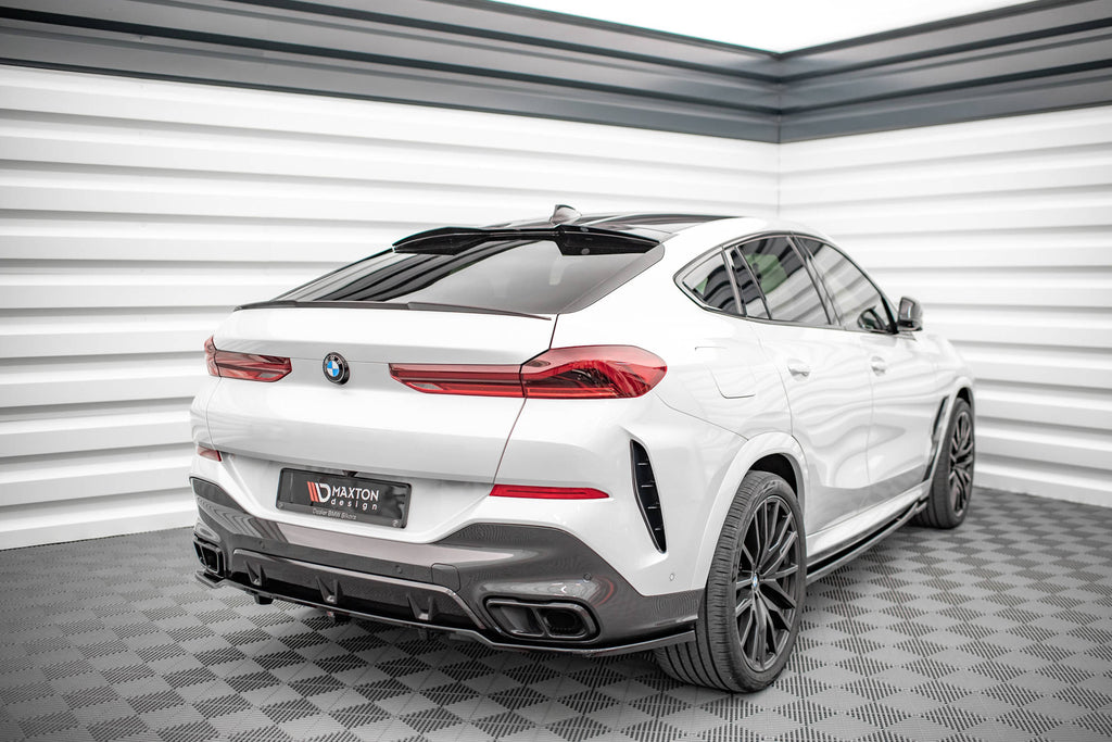 Splitter Posteriore Centrale V.1 BMW X6 G06 M-Pack — montato sulla vettura