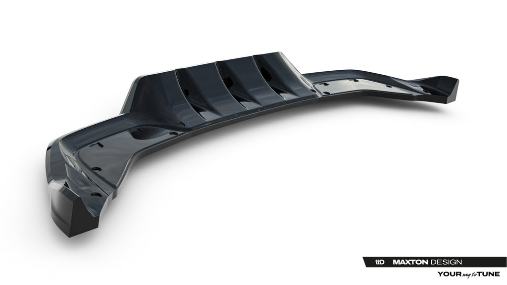 Splitter Posteriore Centrale V.1 Cupra Ateca Hatchback Mk1 Facelift Leon — dettaglio del profilo