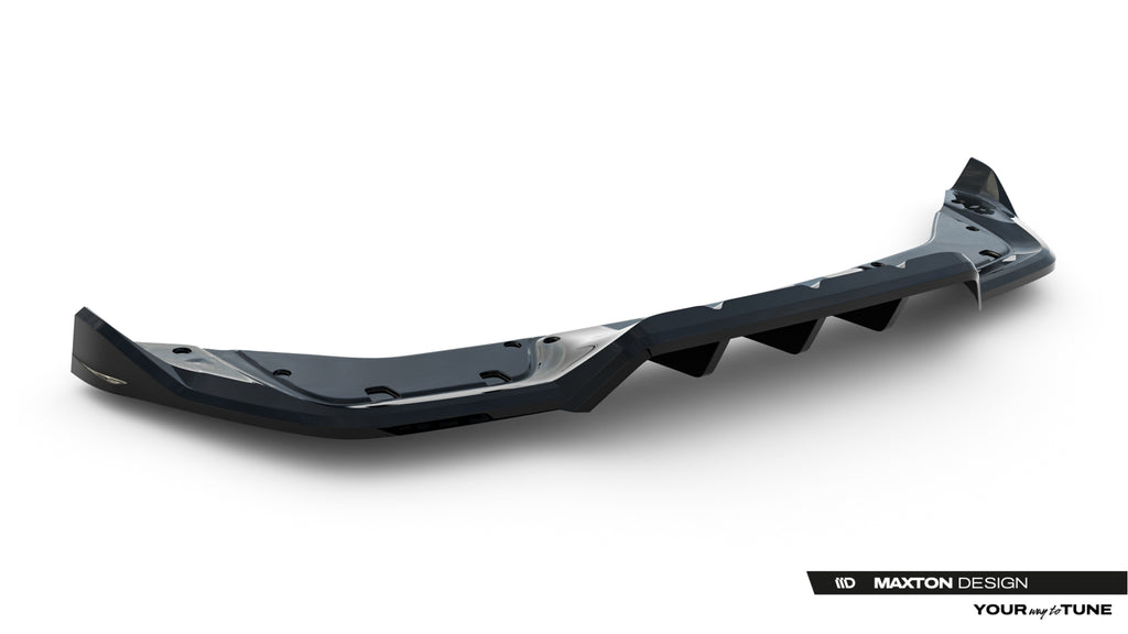 Splitter Posteriore Centrale V.1 Cupra Ateca Hatchback Mk1 Facelift Leon — montato sulla vettura