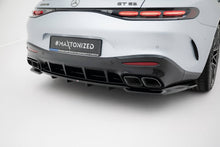 Load image into Gallery viewer, Splitter Posteriore Centrale V.1 Mercedes AMG GT C192 63 / 63 S E Performance / 55 — montato sulla vettura