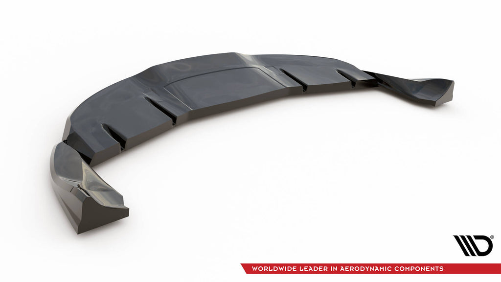 Splitter Posteriore Centrale V.2 Tesla Model 3 Mk1 Facelift — dettaglio del fissaggio