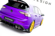 Load image into Gallery viewer, Splitter Posteriore Centrale V.1 Volkswagen Golf R Hatchback Mk8 — vista angolata