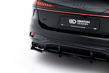 Carica l'immagine nel visualizzatore di Gallery, Splitter Posteriore Centrale V.2 Audi A6 C9 S-Line (con barre verticali) — particolare della finitura