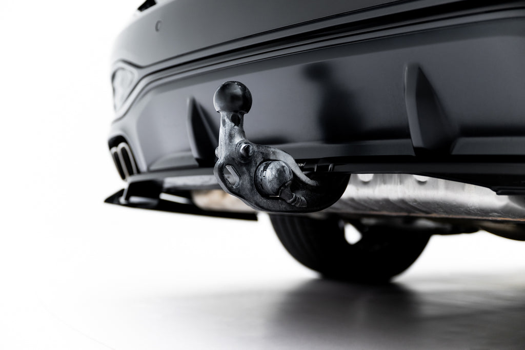 Splitter Posteriore Centrale V.2 Audi A6 C9 S-Line (con barre verticali) — vista posteriore