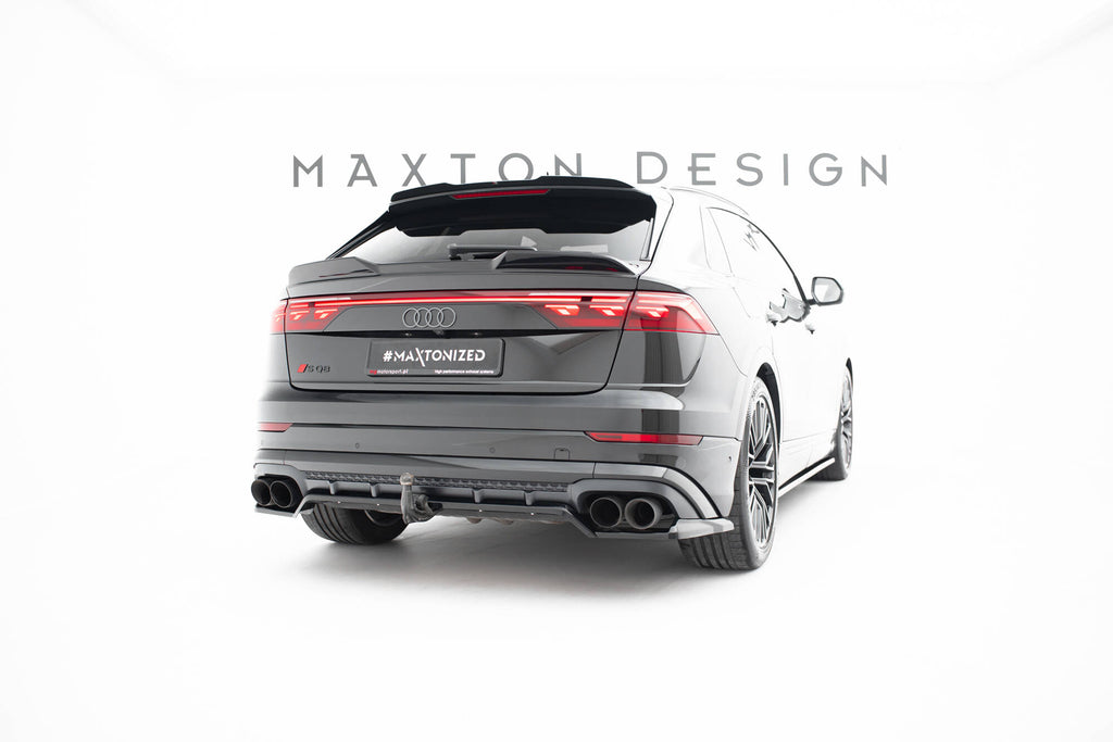 Splitter Posteriore Centrale V.2 Audi SQ8 / Q8 S-Line Mk1 Facelift — particolare della finitura
