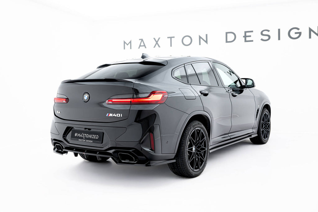 Splitter Posteriore Centrale V.2 BMW X4 G02 Facelift M-Pack — montato sulla vettura