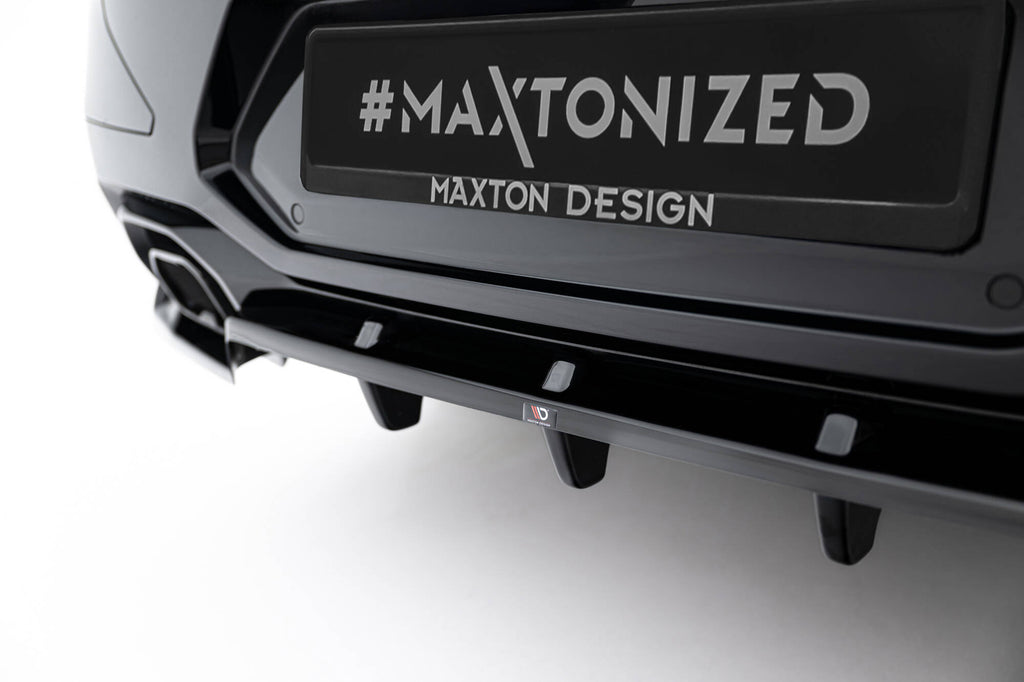 Splitter Posteriore Centrale V.2 BMW X4 G02 Facelift M-Pack — particolare della finitura