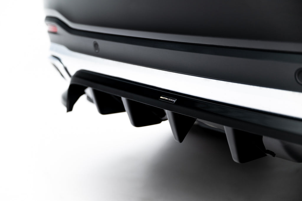 Splitter Posteriore Centrale V.2 Mercedes GLS X167 AMG-Line — particolare della finitura