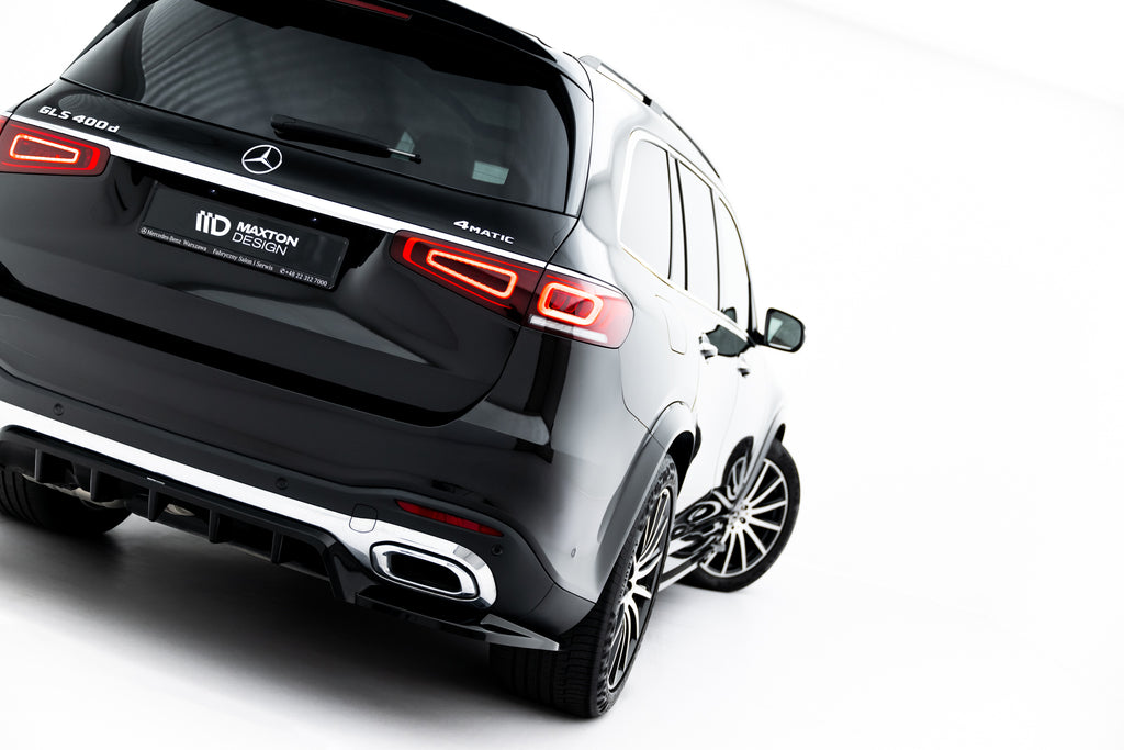 Splitter Posteriore Centrale V.2 Mercedes GLS X167 AMG-Line — vista posteriore