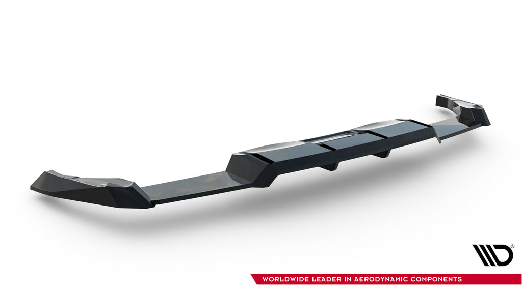 Splitter Posteriore Centrale V.2 Volkswagen Golf R Hatchback Mk8 — dettaglio del fissaggio
