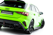Carica l'immagine nel visualizzatore di Gallery, Splitter Posteriore Centrale V.3 Audi RS3 Sportback 8Y Facelift — vista posteriore