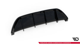 Diffusore posteriore Maxton Design in ABS nero lucido per Alfa Romeo Stelvio Mk1, dettaglio del profilo