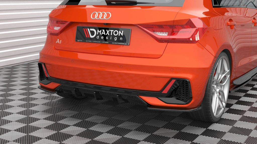 Diffusore Posteriore Audi A1 GB S-Line — particolare della finitura