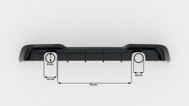 Diffusore Posteriore Audi A3 Sportback 8V Facelift S-Line — vista d'insieme