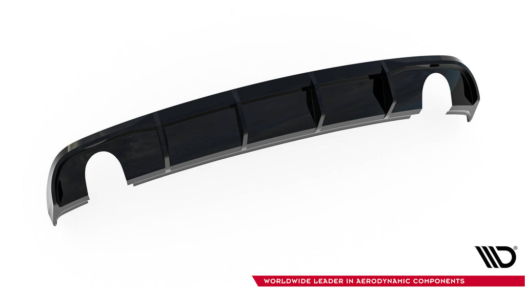 Diffusore Posteriore Audi A3 Berlina 8V Facelift (scarico singolo su entrambi i lati) — montato sulla vettura
