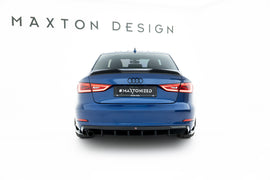 Diffusore Posteriore Audi A3 Berlina 8V (terminale singolo su un lato) — dettaglio del profilo