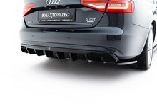 Carica l'immagine nel visualizzatore di Gallery, Diffusore Posteriore Audi A4 B8 Facelift (doppio terminale su un lato) — vista posteriore