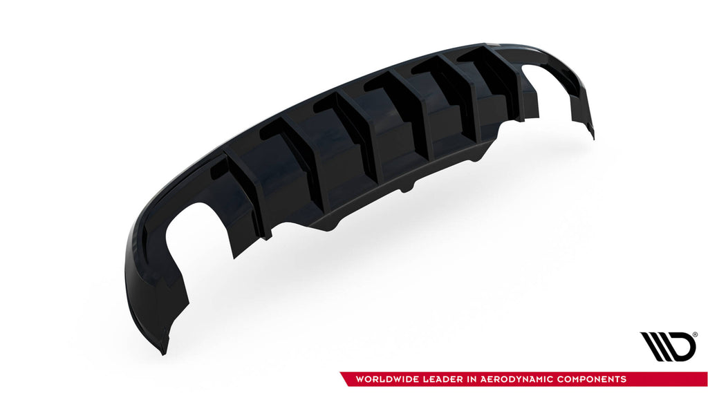 Diffusore Posteriore Audi A5 8T S-Line (scarico singolo su entrambi i lati) — dettaglio del profilo